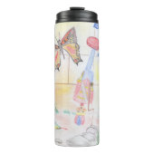 Aangepast Kinder kunstwerk, Nutcracker speelgoed, Thermosbeker (Voorkant)