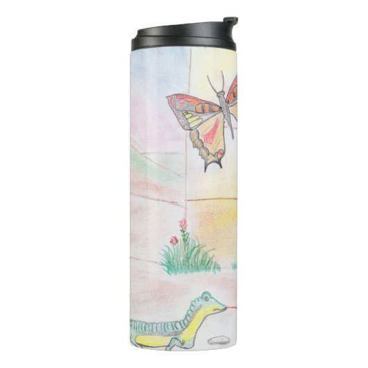 Aangepast Kinder kunstwerk, Nutcracker speelgoed,  Thermosbeker (Gedraaid links)