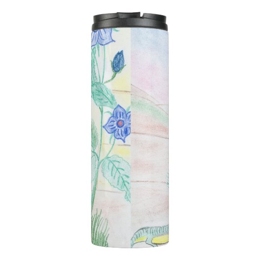 Aangepast Kinder kunstwerk, Nutcracker speelgoed, Thermosbeker (Achterkant)