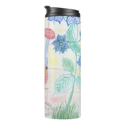 Aangepast Kinder kunstwerk, Nutcracker speelgoed, Thermosbeker (Geroteerd rechts)