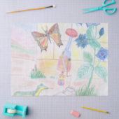 Aangepast Kinder kunstwerk, Nutcracker speelgoed,  Tissuepapier (Craft)