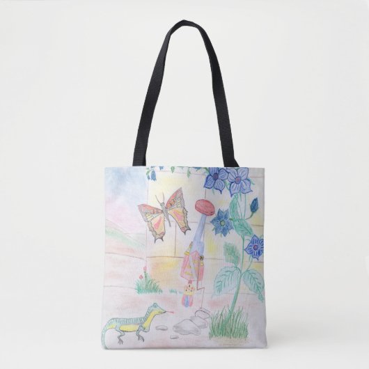 Aangepast Kinder kunstwerk, Nutcracker speelgoed,  Tote Bag (Voorkant)