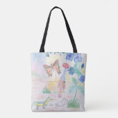 Aangepast Kinder kunstwerk, Nutcracker speelgoed,  Tote Bag (Achterkant)