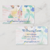 Aangepast Kinder kunstwerk, Nutcracker speelgoed,  Visitekaartje (Voorkant / Achterkant)