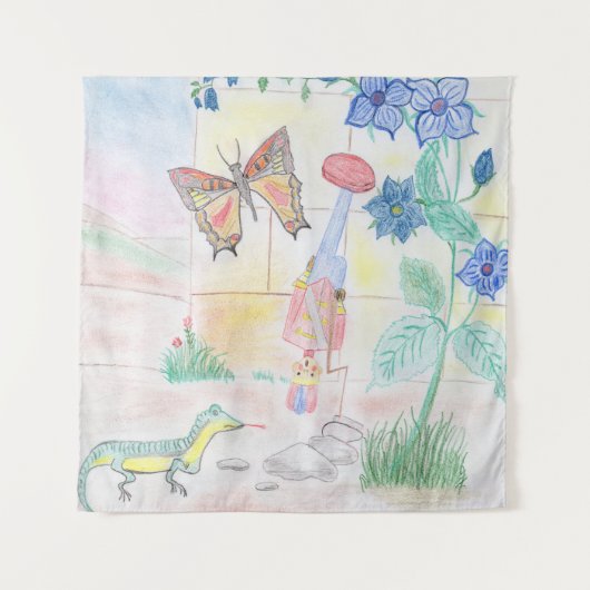 Aangepast Kinder kunstwerk, Nutcracker speelgoed,  Wandkleed (Voorkant)