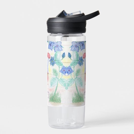 Aangepast Kinder kunstwerk, Nutcracker speelgoed,  Waterfles (Links)