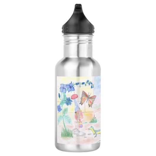 Aangepast Kinder kunstwerk, Nutcracker speelgoed,  Waterfles (Rechts)