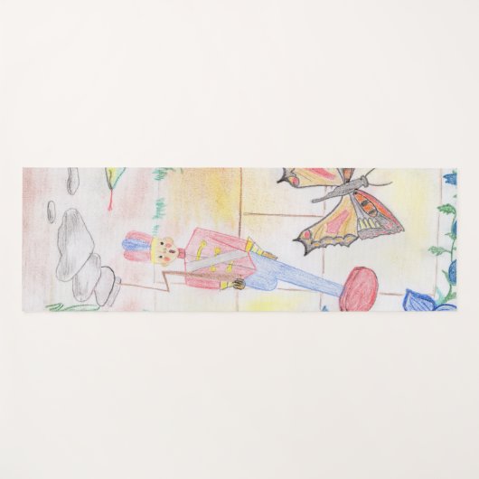 Aangepast Kinder kunstwerk, Nutcracker speelgoed,  Yogamat (Voorkant (horizontaal))