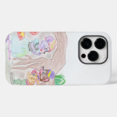 Aangepast Kinder kunstwerk, twee leuke muis, bloem Case-Mate iPhone Case (Achterkant (horizontaal))
