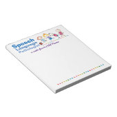 Aangepast Kinder notitieblok voor spraak van de pa (Schuin)