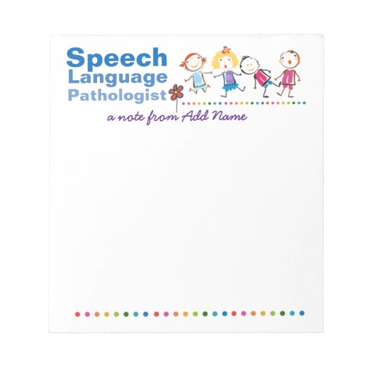 Aangepast Kinder notitieblok voor spraak van de pa (Voorkant)