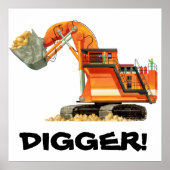 Aangepast Kinder Oranje Poster  (Voorkant)