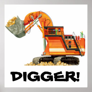 Aangepast Kinder Oranje Poster
