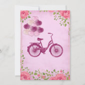 Aangepast Kinder Paris Birthday Party Kaart (Achterkant)