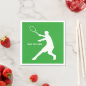 Aangepast kinder tennisverjaardagsartikel servette servetten (Insitu)