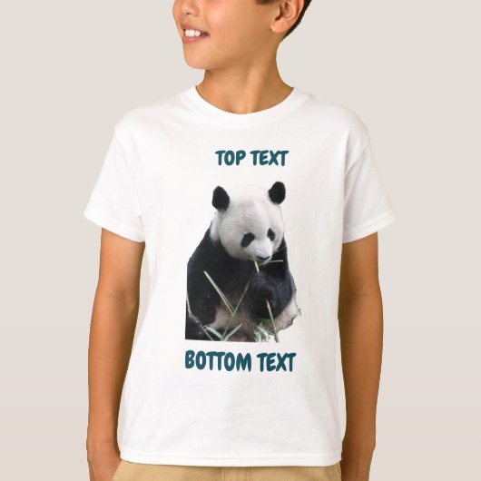 Aangepast kinderendieren T-shirt sjabloon (Voorkant)