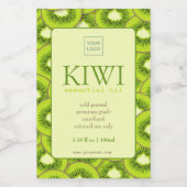 Aangepast Kiwi Etherische Olie Etiket (Enkel label)