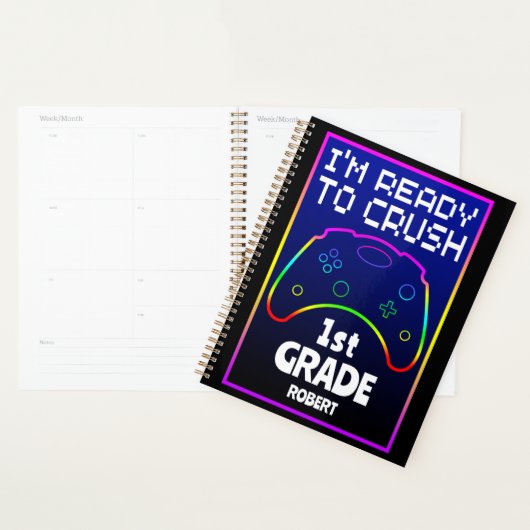 Aangepast Klaar om te Verpletteren Terug naar Scho Planner (Display)
