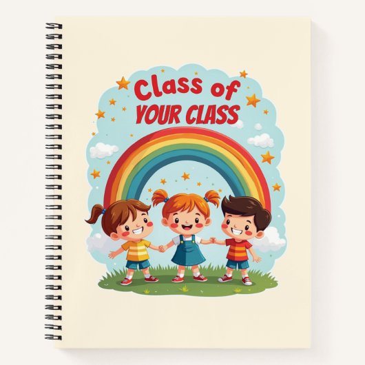 Aangepast klasontwerp voor kinderen notitieboek (Voorkant)