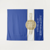 Aangepast!! Klasse reünie foto achtergrond Wandkleed (Voorkant (horizontaal))