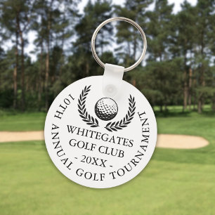 Aangepast Klassiek Golfclub Toernooi  Sleutelhanger