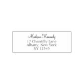 Aangepast Klassiek Manuscript van het Adres van de Zelfinktende Stempel (Design)