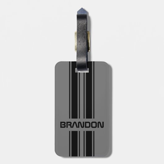 Aangepast klassieke 'klassieke' snuffelaar voor ra bagagelabel (Achterkant verticaal)