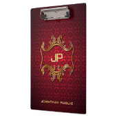 Aangepast klassieker zwart-wit zwart-witmonster klembord (Links)