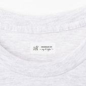 Aangepast kledinglabel voor ambachtslieden met hui labels (Aangebracht)