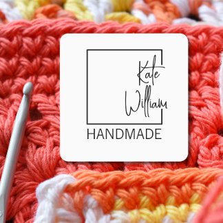 Aangepast kledinglabel voor handgemaakt artikel labels