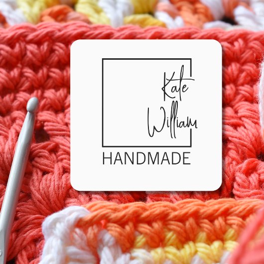 Aangepast kledinglabel voor handgemaakt artikel labels