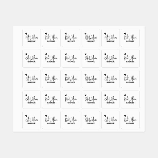 Aangepast kledinglabel voor handgemaakt artikel labels (Vel)