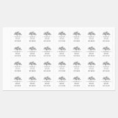 Aangepast kledinglabel voor handgemaakt item labels (Vel)