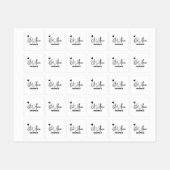 Aangepast kledinglabel voor handgemaakt item labels (Vel)