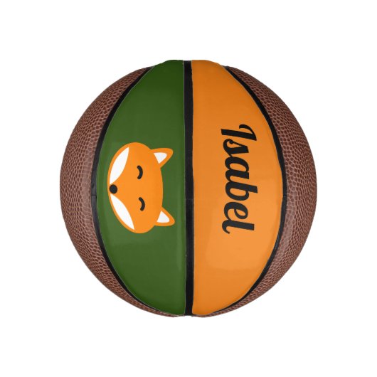 Aangepast klein fox mini-basketbal cadeau basketbal (Verticaal)