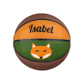 Aangepast klein fox mini-basketbal cadeau basketbal (Voorkant)
