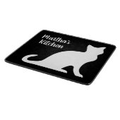 Aangepast klein glazen snijbord met een schattige  snijplank (Hoek)