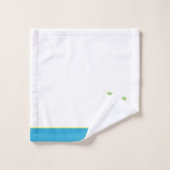 Aangepast klein Zee Kustschildpad Blauwgroen blauw Bad Handdoek (Wasdoekje)