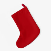 Aangepast , KLEINE RED-kerststop Kerstsok (Achterkant (Hangend))