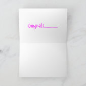 Aangepast kleine roze pony kaart (Binnen)