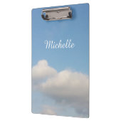 Aangepast klembord | Blauwe hemel en witte wolken (Links)
