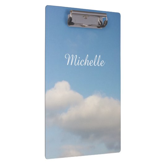Aangepast klembord | Blauwe hemel en witte wolken (Rechts)