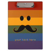 Aangepast klembord Mustache Pride (Voorkant)
