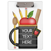Aangepast klembord voor Apple van leraar (Voorkant)