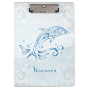 Aangepast klembord voor blauwe dolfijn