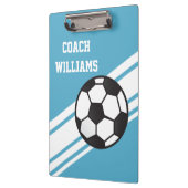Aangepast klembord voor blauwe Voetbal coach (Links)