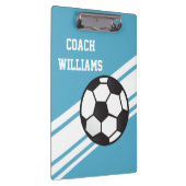 Aangepast klembord voor blauwe Voetbal coach (Rechts)