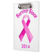 Aangepast klembord voor borstkanker roze lint (Links)