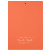 Aangepast klembord voor docent of student (Achterkant)