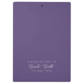 Aangepast klembord voor docent of student (Achterkant)